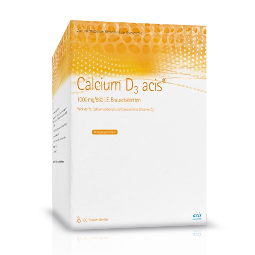 CALCIUM D3 acis 1000 mg/880 I.E. Brausetabletten