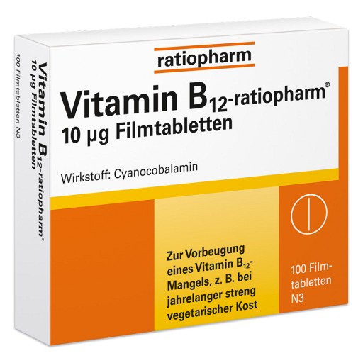 VITAMIN B12-RATIOPHARM 10 µg Filmtabletten